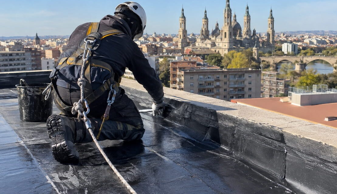 Impermeabilización de cubiertas en Zaragoza