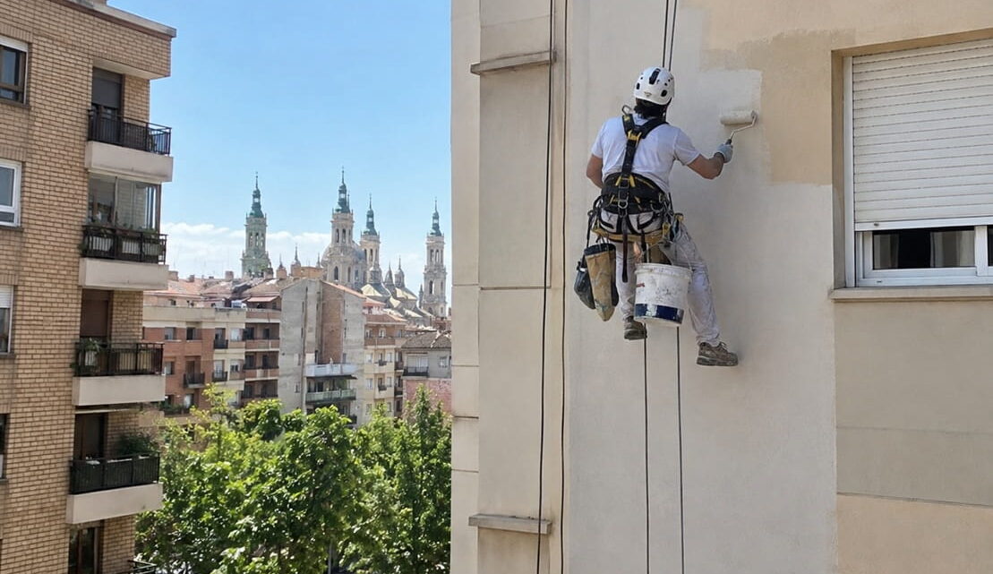 Pintura en fachadas en Zaragoza