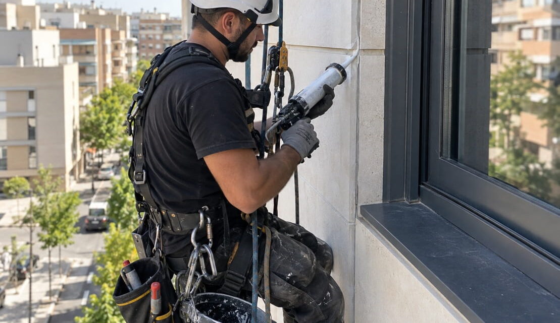Trabajos verticales en Barbastro