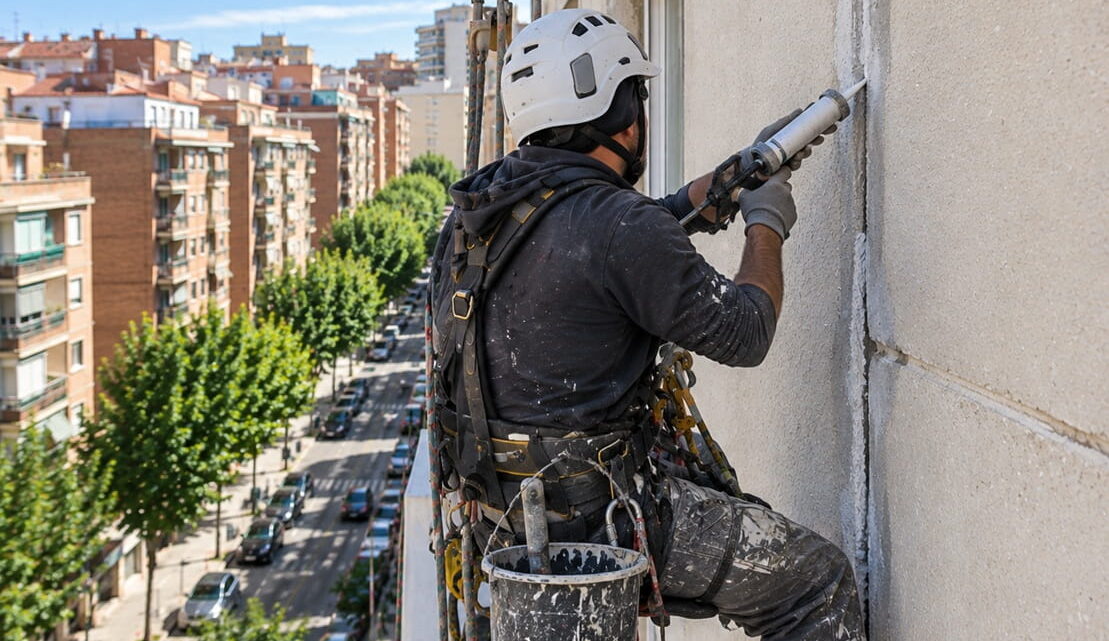 Trabajos verticales en Teruel