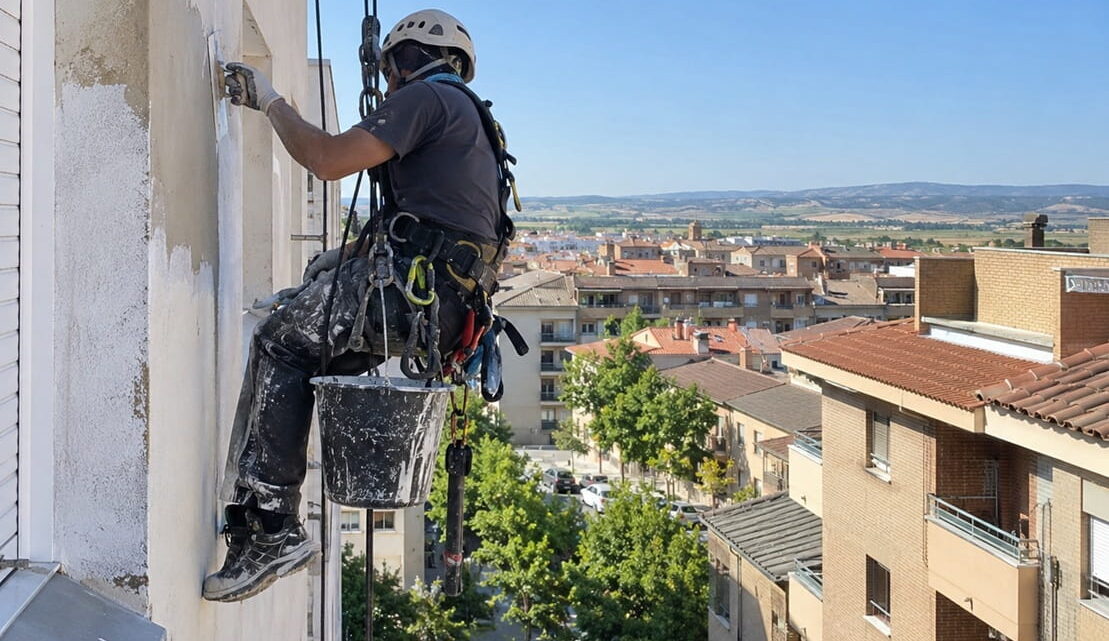 Trabajos verticales en Utebo