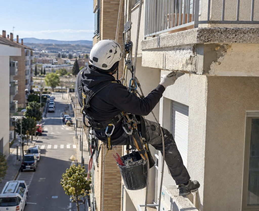 Trabajos verticales en Zaragoza Capital
